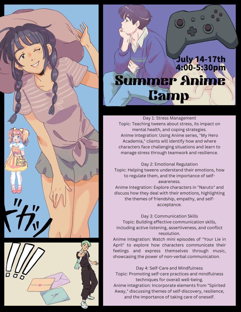 Anime Camp Flyer