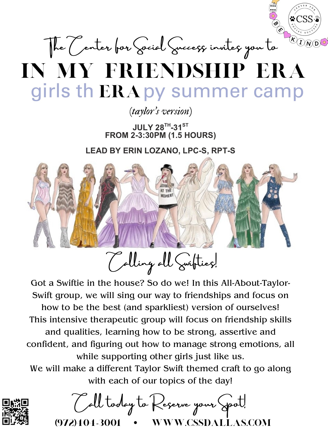 Swifties Camp Flyer